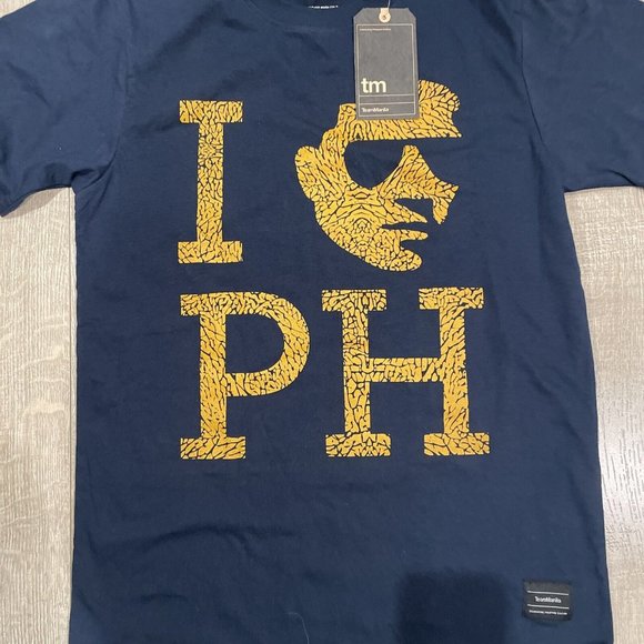 Team Manila Shirt Adult Medium Blue Graphic Philippine Culture TeamManila Men's - Picture 3 of 9